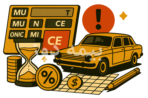 جریمه دیرکرد در بیمه ثالث خودرو Late payment penalty for third-party car insurance